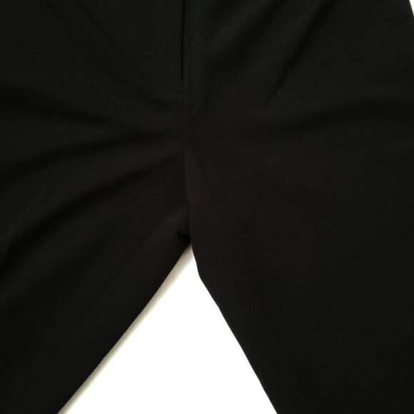 Della Spiga Italy trousers vintage black pants pleated straight 1990s office - Picture 11 of 12
